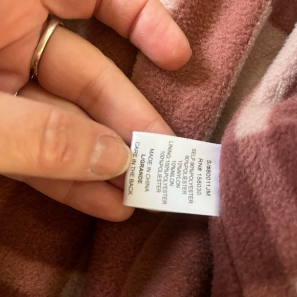 Purple/Lilac corduroy button-up jacket with pink plaid lining #indie #bo… - Picture 7 of 7